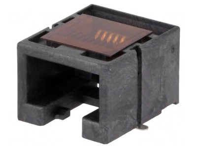 Soclu RJ45 8P8C SMT Aurit Cat 3 Profil Jos foto