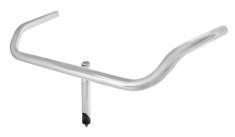 Ghidon Torino, otel, latime 495mm, &Oslash;22.2, culoare argintiu, fara manete de frana Cod:484000390RM