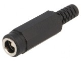 Conector alimentare DC 5,5/2,1mm tată cu manşon lipire