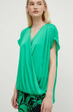 Cumpara ieftin Joseph Ribkoff bluza femei, culoarea verde, neted, 241278