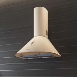 Hota tip Cupola Tornado Violla 750 (50) LED, 1 motor Turbo, latime 50 cm, 3 viteze, absorbtie 750 m3/ora, filtru anti-grasimi aluminiu 5 straturi, Bej