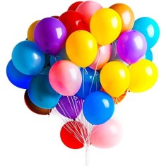 Set 10 baloane latex, Multicolor, 30cm, Ropet
