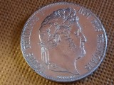 FRANTA 5 FRANCS 1848 A LOUIS PH AUNC, Europa