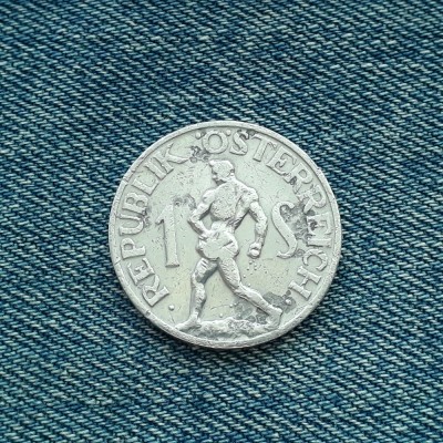 1m - 1 Schilling 1947 Austria foto