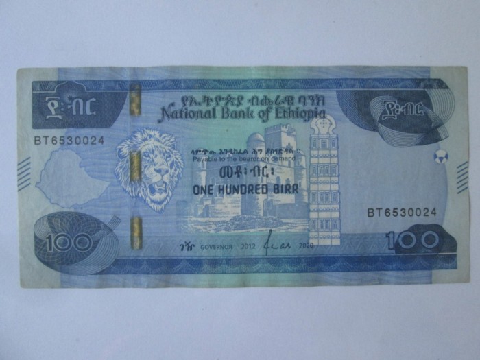 Etiopia 100 Birr 2020