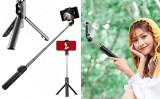P30 Premium Premium Wireless Selfie Stick și trepied &icirc;ntr-unul singur - cu telecomandă