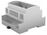 Carcasă pentru șină DIN, gri, 90x87,8x62 mm, model 5