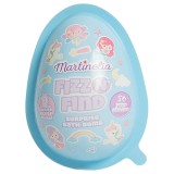 Bombă de baie efervescentă cu surpriză &icirc;n interior, albastra, 98212K, Martinelia, 150g