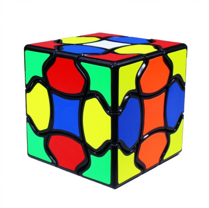 Cub Magic 3x3x3 QiYi Fluffy Speedcube, Black, 341CUB-1