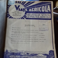REVISTA VIATA AGRICOLA NR.1-12/1938