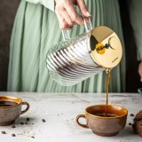Infuzor cafea, ceai, aparat cu piston, sticla, 0,60 L, Klausberg