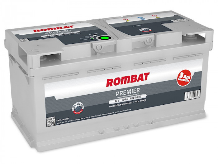 Acumulator Rombat 12V 90AH Premier 38446 59023B0085ROM