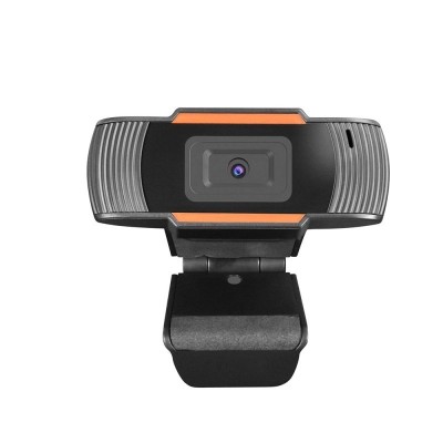 Camera web elSales ELS-WBC pentru scoala online, videoconferinte , interfata USB , microfon inclus , negru foto