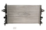 Radiator Opel Astra H 04-, Zafira 05-11, motor: 1.6, 1.8, CNG, 600x370x14, OEM/OES (Mahle), Aluminiu/ Plastic brazat, 1300266; 13145211