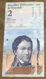 BNKSTR bancnote consecutive Venezuela - 2 Bolivares 2013, UNC (pret pe bucata)