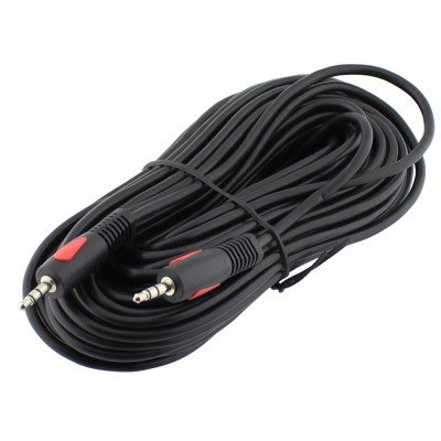 Cablu jack tata, jack tata, 3,5mm, la jack tata, 3,5mm, 15m, Eco Line, Cabletech, L102223 foto