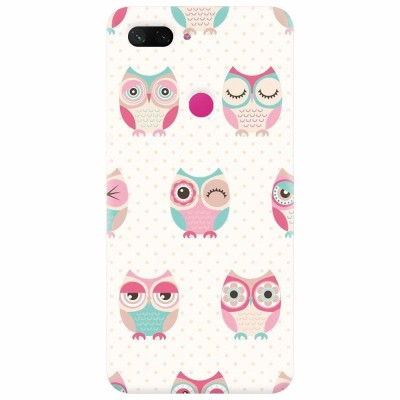 Husa silicon pentru Xiaomi Mi 8 Lite, Owl Pattern foto