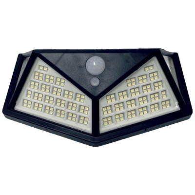 Lampa solara exterior cu senzor de miscare, 3 moduri de functionare, 222 Led foto