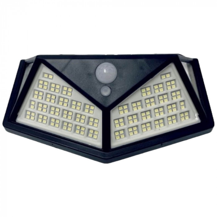 Lampa solara exterior cu senzor de miscare, 3 moduri de functionare, 222 Led