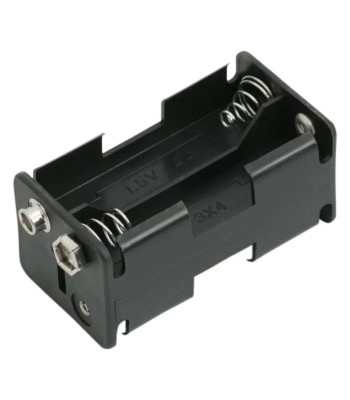 Suport baterii 4x AA cu mufa de conectare 9V foto