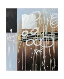 Tablou abstract pictat manual, Imaginatie 3, 60x50cm ulei pe panza in relief, gata de agatat pe perete