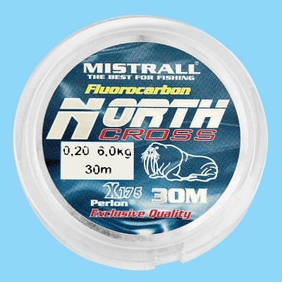 Fir fluorocabon Mistrall North Cross 30 m 0.12 mm