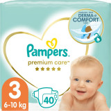 Cumpara ieftin Pampers Premium Care Size 3 scutece de unică folosință 6-10 kg 40 buc