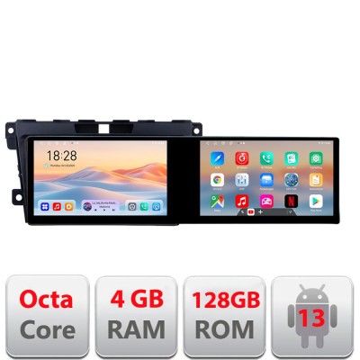 Navigatie Mazda CX-7 2006-2012 Lenovo 8 core 4+64 10.5 inch Incell 1K android Wifi 5Ghz gps internet CarStore Technology foto