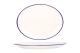 Rinart Placa de service - Blue Edge - Por&Aring;&pound;elan - 31 cm - set de 2