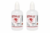 Cumpara ieftin Set 2 Acetone Lily cu picurator pentru indepartarea ojei si curatarea unghiilor, flacon plastic, 50 ml fiecare