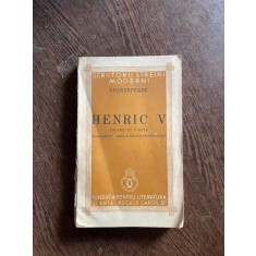 William Shakespeare - Henric V, drama in 5 acte (1940)