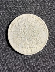 Moneda 2 coroane 1912 Austro-Ungaria argint