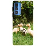 Husa compatibila cu Motorola Moto G22 model Le Quack, Silicon, TPU, Viceversa, Transparent, Carcasa
