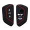 Husa Cheie Auto pentru VW - 3 Butoane, Silicon, Negru, 52651.01
