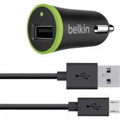 Incarcator auto Belkin F8M711BT04-BLK 1A universal foto