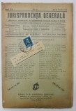 JURISPRUDENTA GENERALA , PUBLICATIUNE SAPTAMANALA DE JURISPRUDENTA REZUMATA ROMANA SI STRAINA , ANUL XIX , NR. 11 , MARTIE, 1941