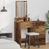 VidaXL Masă de toaletă Lemn Vechi 50 x 41 x 140 cm Lemn compozit