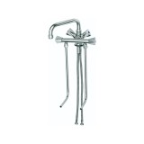 Wasserhahn, K&uuml;chenarmatur, Wasserarmatur - Mischbatterie, Model &bdquo;BRUSE&ldquo;, f&uuml;r 2 Becken Hochdruck