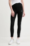 adidas colanți 3-Stripes culoarea negru, cu imprimeu, KB6009