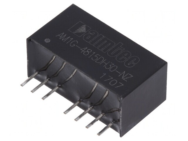 Convertor DC/DC 1W 36-75V la 15V/-15V SIP8