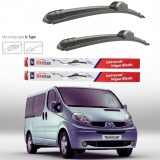 Cumpara ieftin Ștergătoare Renault Trafic II JL Bus L1H1 (2006&ndash;2014) Flat | Set față &ndash; TeamCar&reg;