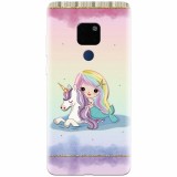 Husa silicon pentru Huawei Mate 20, Mermaid Unicorn Play