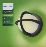 Cumpara ieftin Aplica pentru exterior Philips Astilbe, 1xE27, max 42W, IP44, 178x175mm, Negru