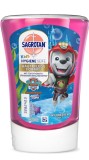 Rezerva sapun lichid antibacterian Sagrotan Kids No Touch cu Fructe de Padure pentru dozatorul automat cu senzor, 250 ml - compatibil cu DETTOL