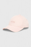 Cumpara ieftin BOSS șapcă de baseball din bumbac culoarea roz, uni 50495441