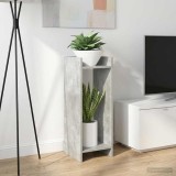 vidaXL Suport pentru plante Gri Beton 30 x 30 x 80 cm Lemn prelucrat 899584