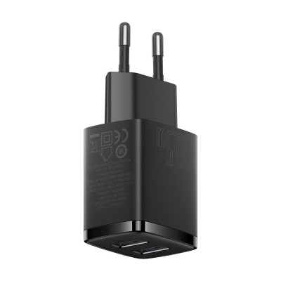 Incarcator priza Baseus 10.5W, negru, CCXJ010201 foto