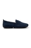 Camper mocasini de piele Right Nina femei, culoarea albastru marin, cu toc plat, K201421-015