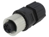Conector M12 3 PIN mamă A-DeviceNet CANopen IP68