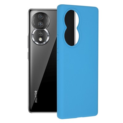 Husa pentru Honor 80, Techsuit Soft Edge Silicone, Denim Blue foto